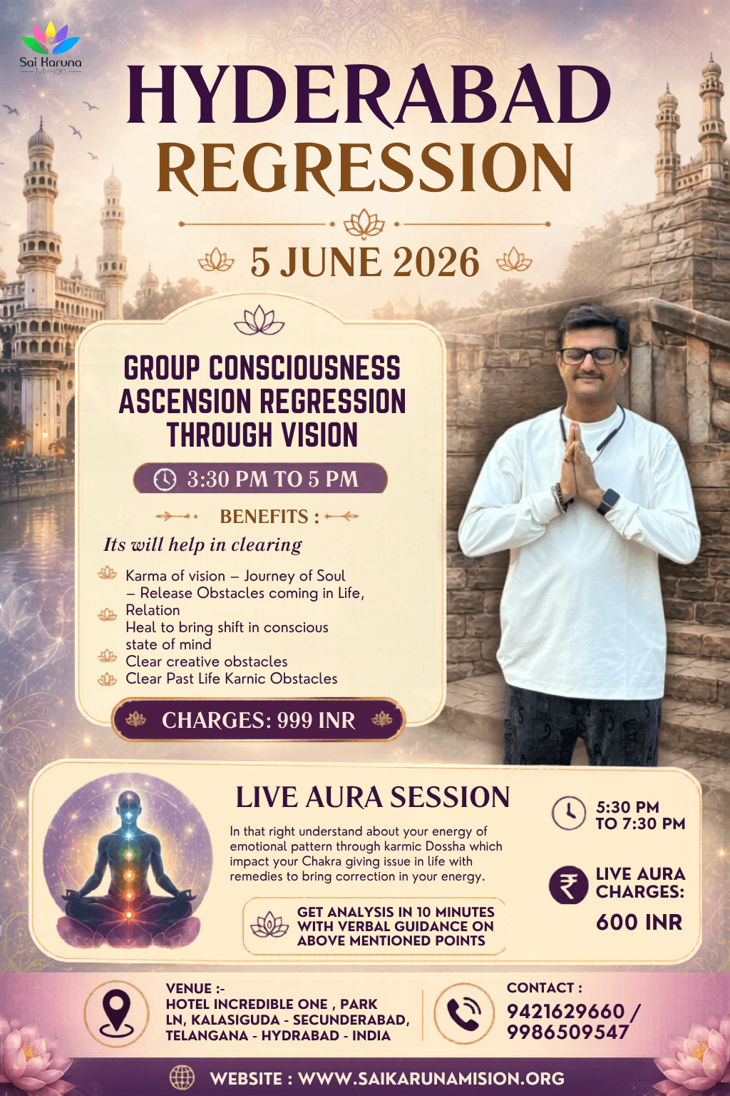 Hyderabad Live Aura and Regression