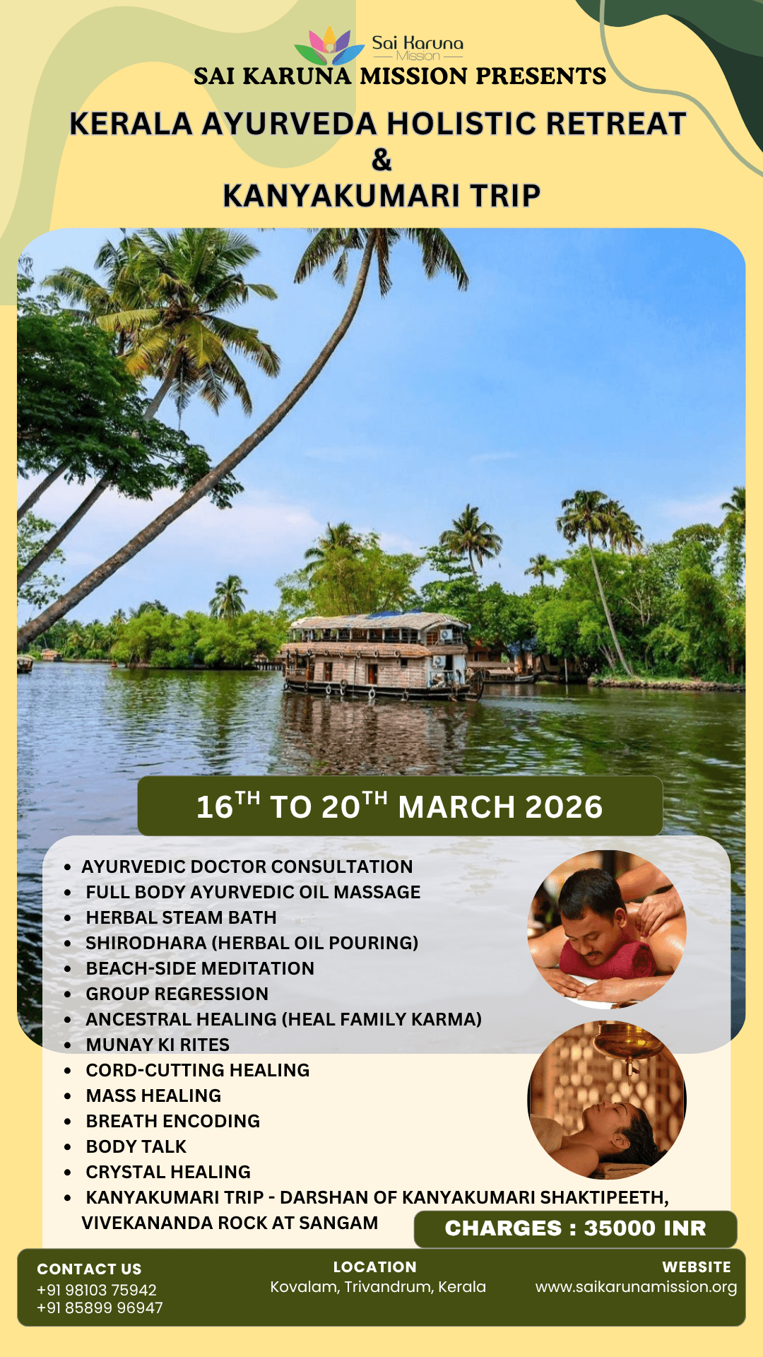 Kerala Ayurvedic  Retreat