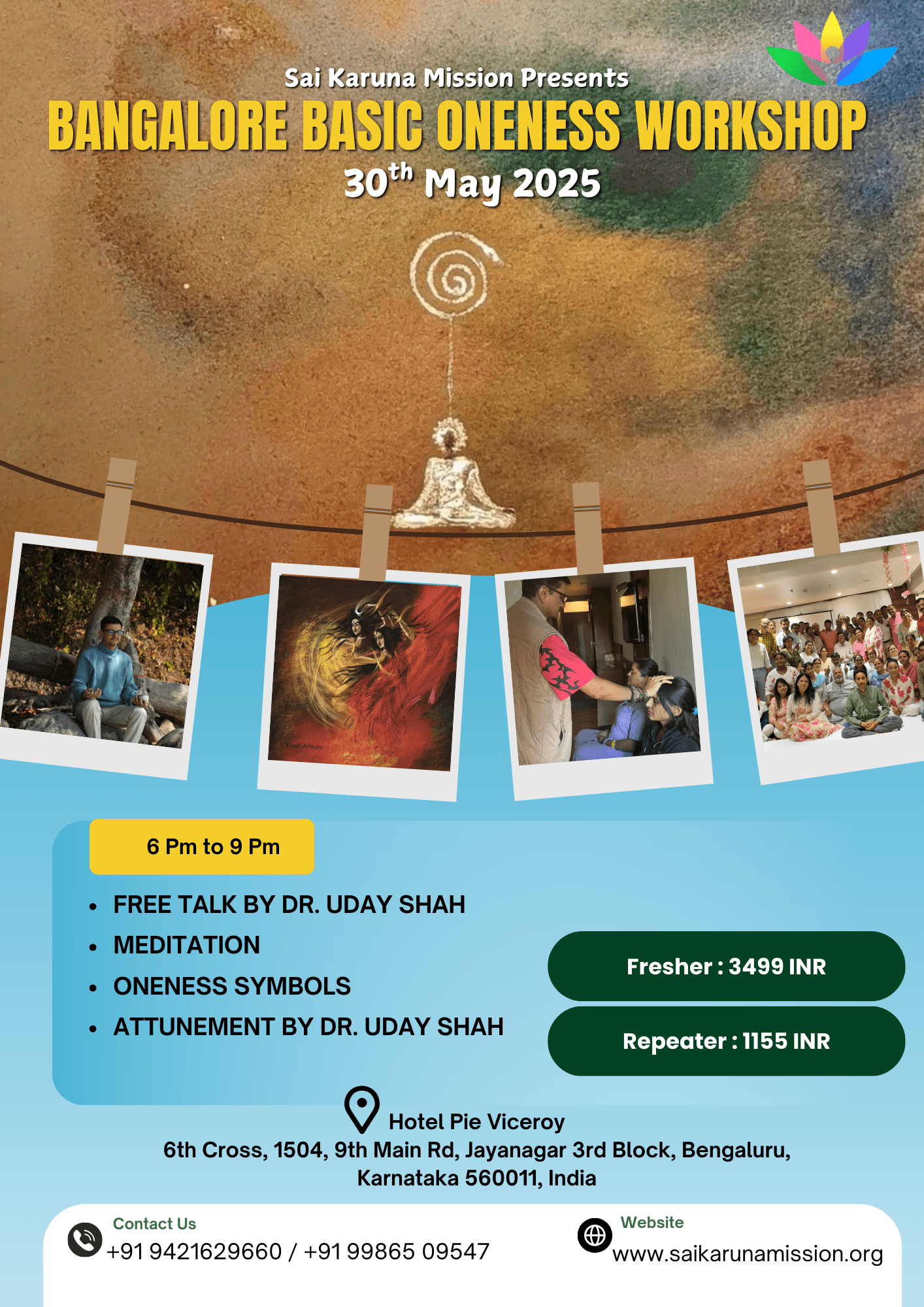 Basic Oneness Workshop Bangalore 